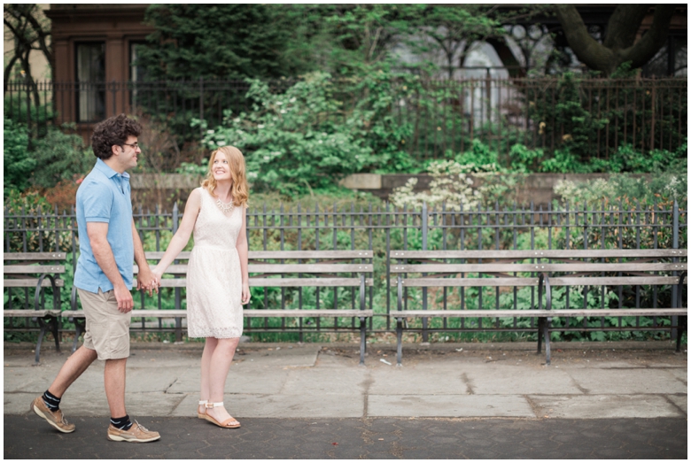 NYC Skyline Engagement Photos Brooklyn Engagement Photographer