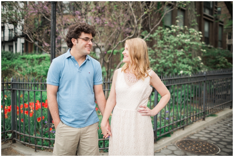NYC Skyline Engagement Photos Brooklyn Engagement Photographer