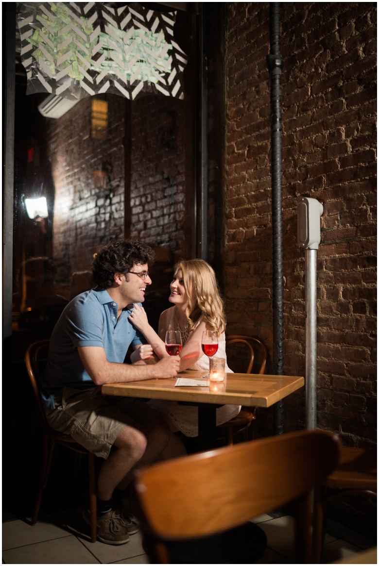 NYC Skyline Engagement Photos Brooklyn Engagement Photographer