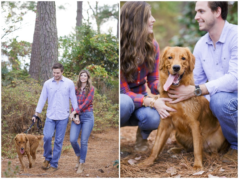 Virginia Beach Engagement with dog