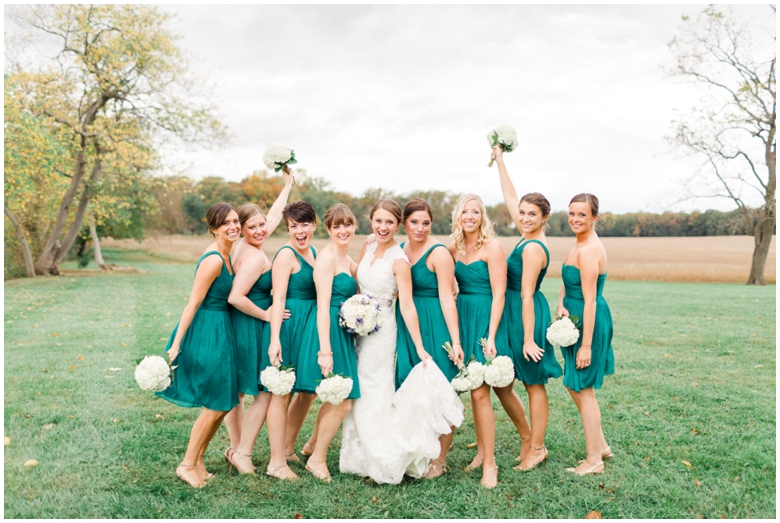 Emerald Bridesmaids Dresses